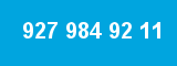 927 984 92 11
